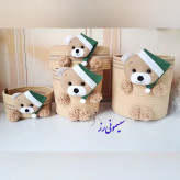 سیسمونی قیطان دوزی و نظم دهنده اتاق کودک طرح تدی نمدی